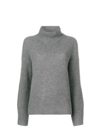 grauer Rollkragenpullover von Sminfinity