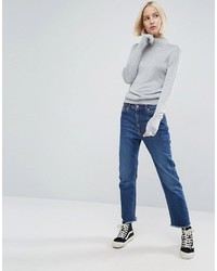 grauer Rollkragenpullover von Asos