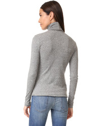 grauer Rollkragenpullover von Current/Elliott