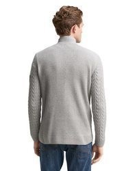 grauer Rollkragenpullover von Tom Tailor