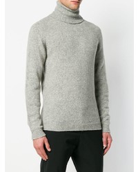 grauer Rollkragenpullover von Roberto Collina