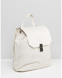 grauer Rucksack von Pull&Bear