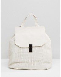 grauer Rucksack von Pull&Bear