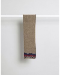grauer Schal mit Norwegermuster von Asos