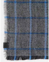 grauer Schal mit Schottenmuster von Esprit