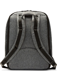 grauer Segeltuch Rucksack