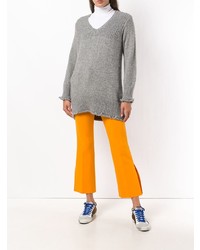 grauer Strick Oversize Pullover von Dondup