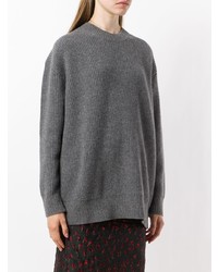 grauer Strick Oversize Pullover von N°21