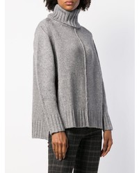 grauer Strick Oversize Pullover von Hemisphere