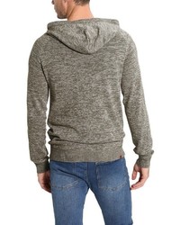 grauer Strick Pullover mit einem Kapuze von BLEND