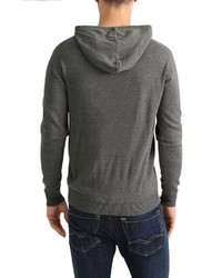 grauer Strick Pullover mit einem Kapuze von INDICODE