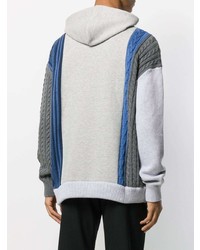 grauer Strick Pullover mit einem Kapuze von Tommy Jeans