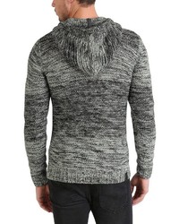 grauer Strick Pullover mit einem Kapuze von Redefined Rebel