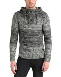 grauer Strick Pullover mit einem Kapuze von Redefined Rebel