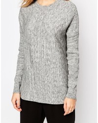 grauer Strick Pullover von Just Female