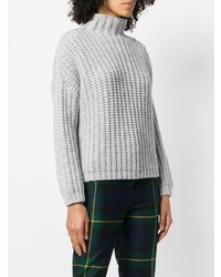 grauer Strick Rollkragenpullover von Incentive! Cashmere