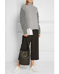 grauer Strick Rollkragenpullover von Stella McCartney