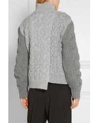 grauer Strick Rollkragenpullover von Stella McCartney