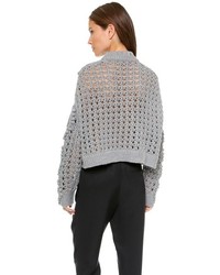 grauer Strick Rollkragenpullover von 3.1 Phillip Lim