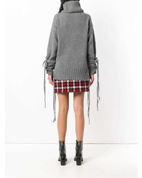 grauer Strick Rollkragenpullover von McQ Alexander McQueen