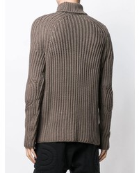 grauer Strick Rollkragenpullover von Neil Barrett