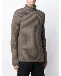 grauer Strick Rollkragenpullover von Neil Barrett