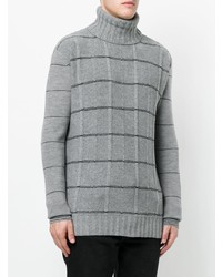 grauer Strick Rollkragenpullover von McQ Alexander McQueen