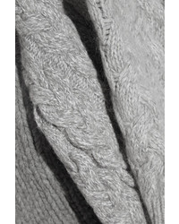 grauer Strick Wollrollkragenpullover von Stella McCartney