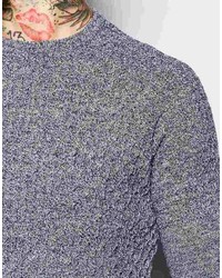 grauer Strickpullover von Asos