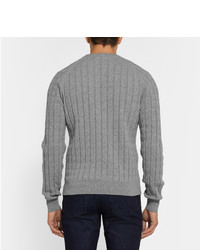 grauer Strickpullover von Brioni