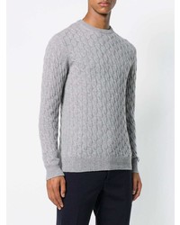 grauer Strickpullover von Eleventy