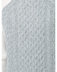 grauer Strickpullover von Sacai