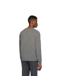 grauer Strickpullover von Gucci