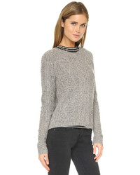 grauer Strickpullover von Madewell