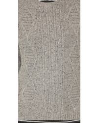 grauer Strickpullover von Madewell