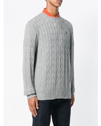 grauer Strickpullover von Polo Ralph Lauren