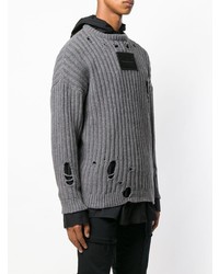 grauer Strickpullover von A-Cold-Wall*