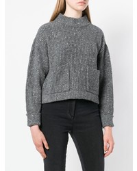 grauer Strickpullover von Philosophy di Lorenzo Serafini