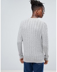 grauer Strickpullover von Farah