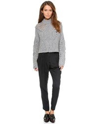 grauer Strickpullover von 3.1 Phillip Lim