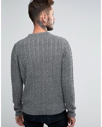 grauer Strickpullover von Farah