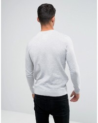 grauer Strickpullover