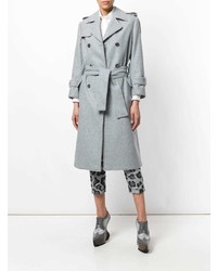 grauer Trenchcoat von Thom Browne