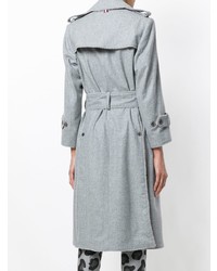 grauer Trenchcoat von Thom Browne