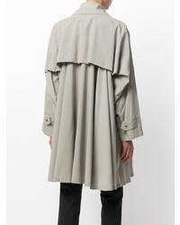 grauer Trenchcoat von Issey Miyake Vintage