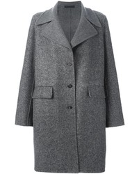 grauer Tweed Mantel von The Row