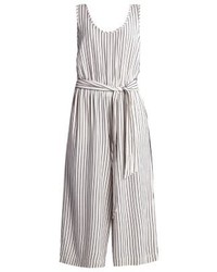 grauer vertikal gestreifter Jumpsuit von Gap