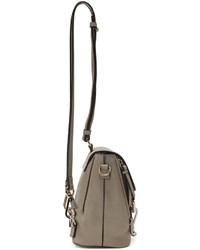 grauer Wildleder Rucksack von Chloé