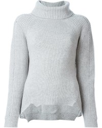 grauer Wollpullover von Blugirl