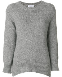 grauer Wollpullover von Dondup